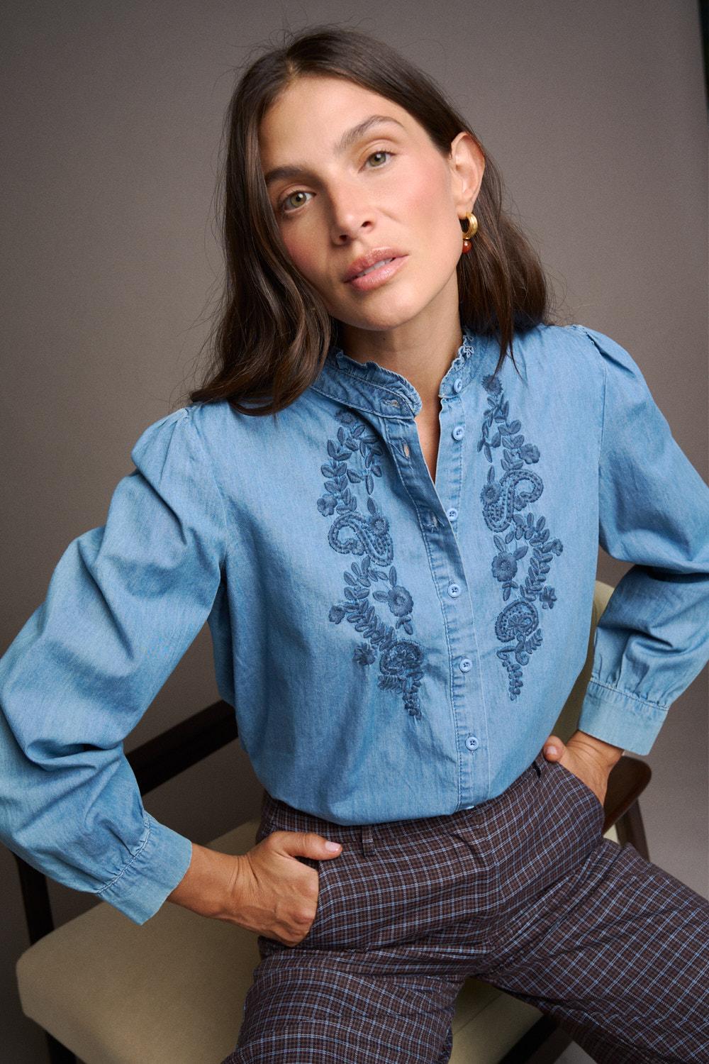 Blusa Denim Miranda