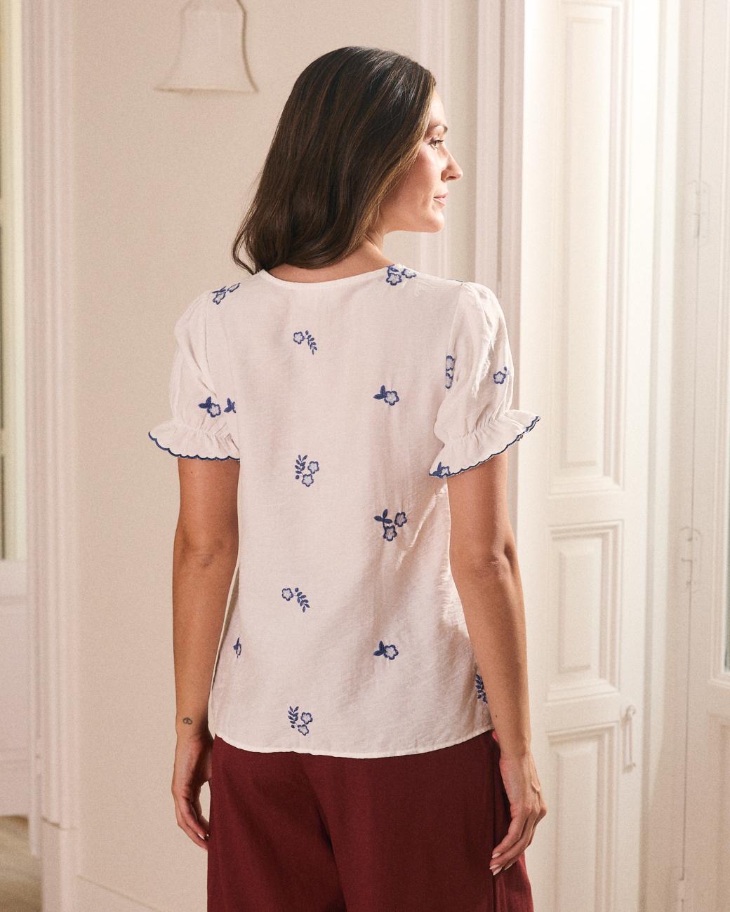 Chemise Brodée Gaia
