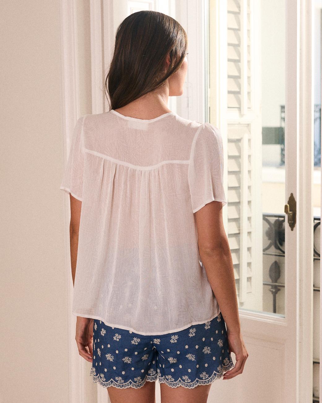 Carmina White Blouse