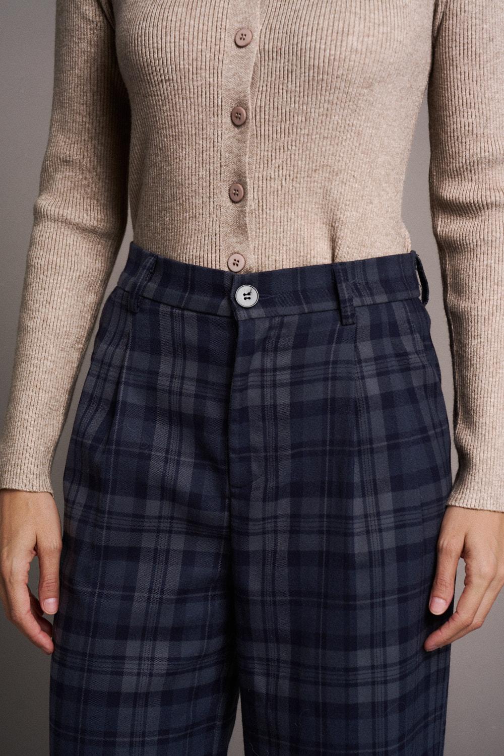 Perrine Check print Trousers