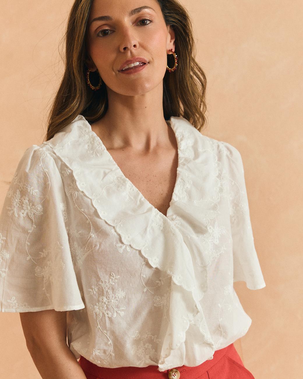 Blouse à volants Pati
