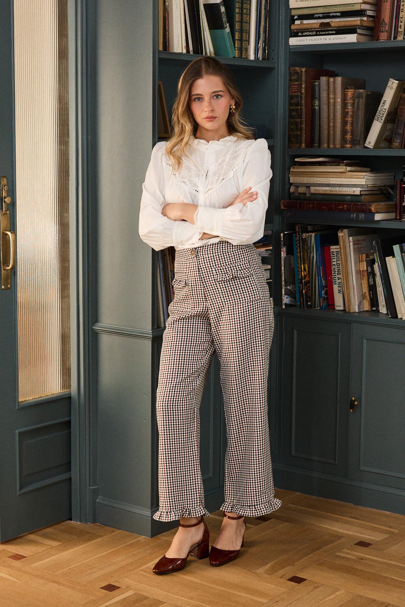 Bolivia Check print Trousers