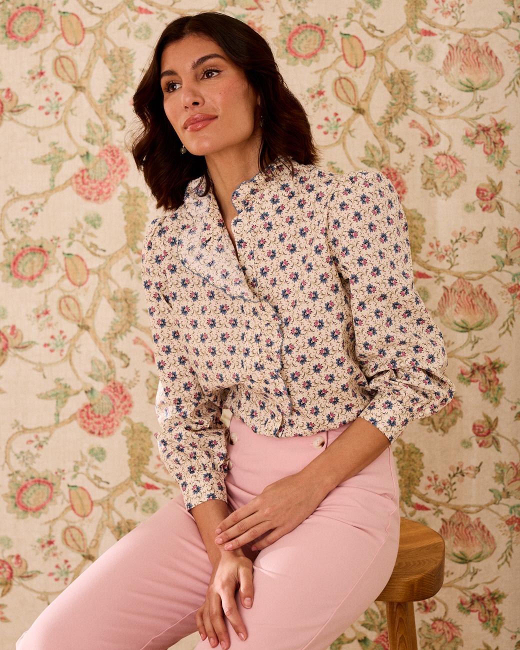 Chemise à volants Greta