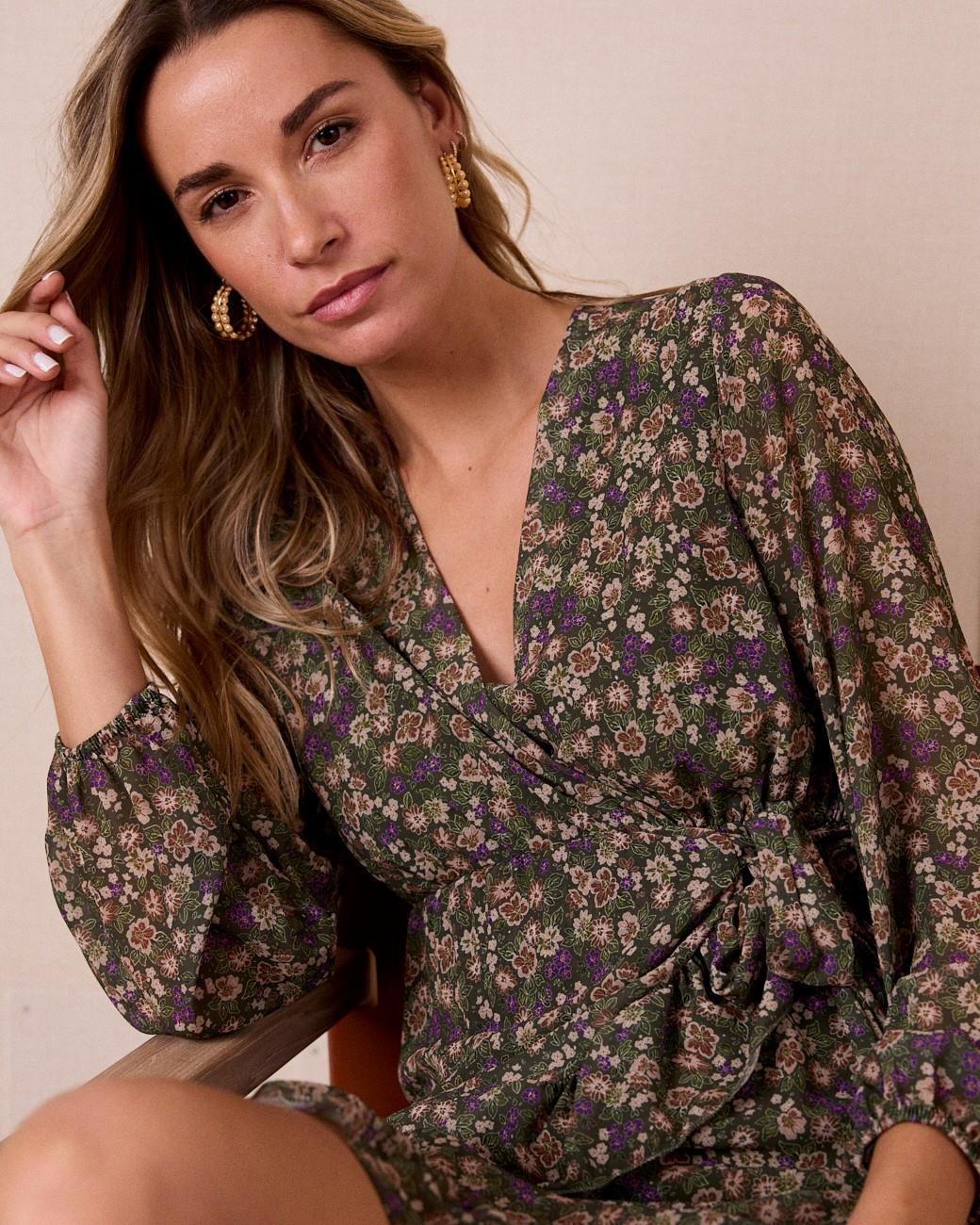 Vestido Flores Clavel