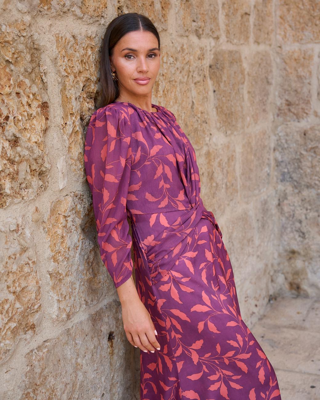 Vestido Hojas Dea