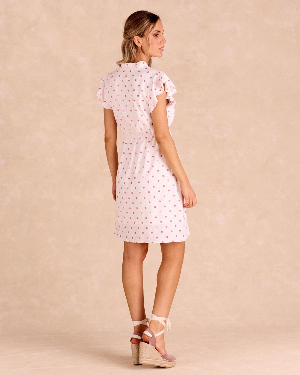 Robe courte à fleurs Daelia