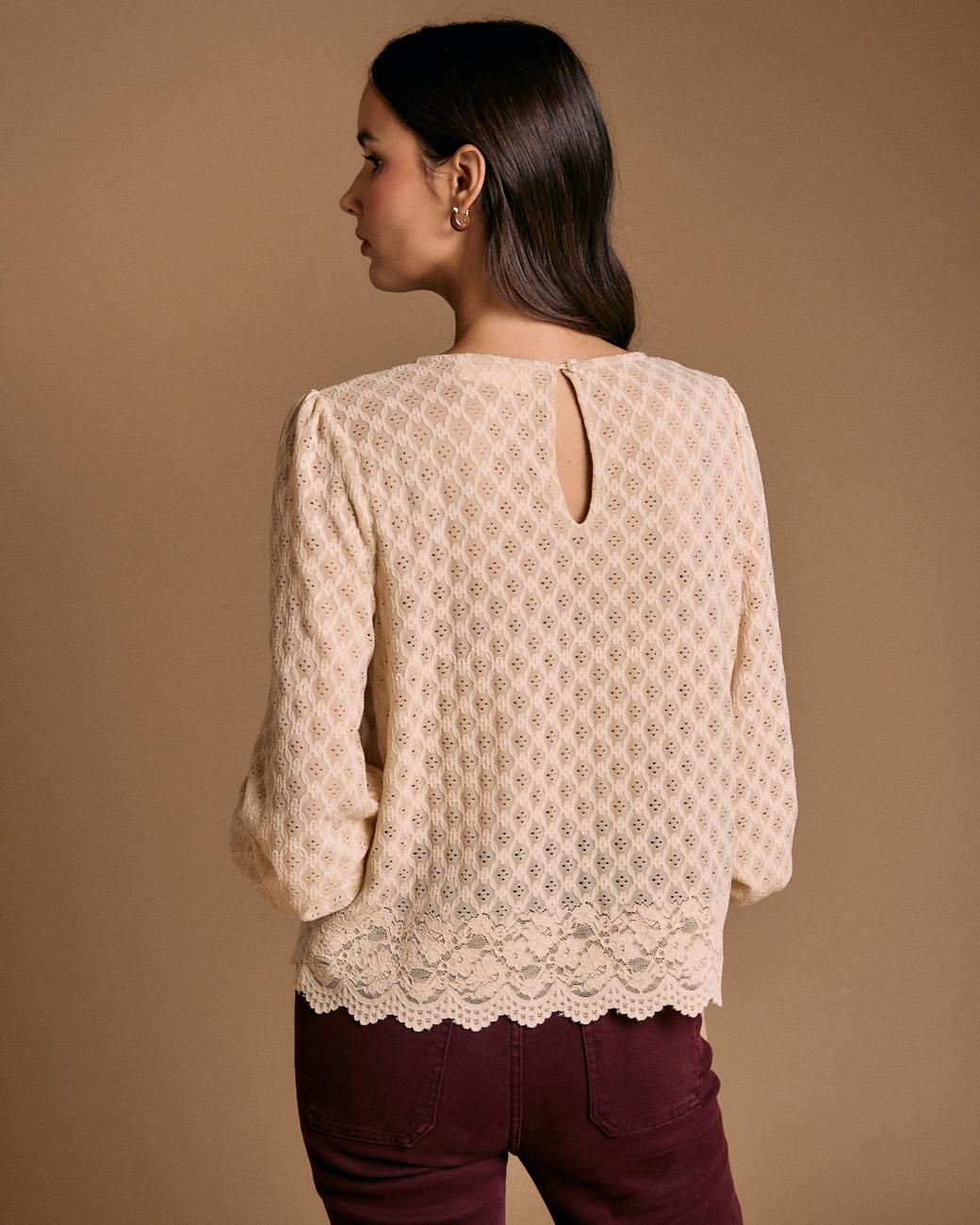 Blouse avec détails Camelia