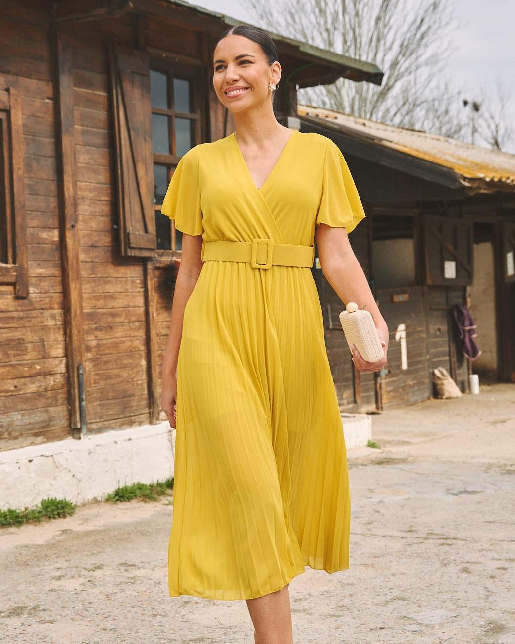 Robe plissée Elodi