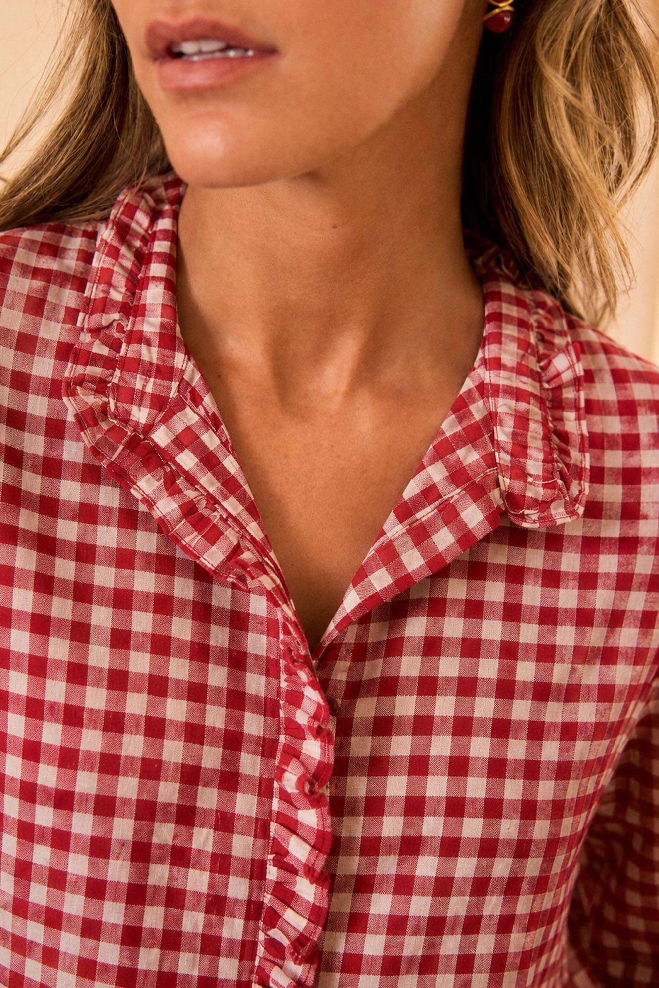 Alessa Gingham Shirt