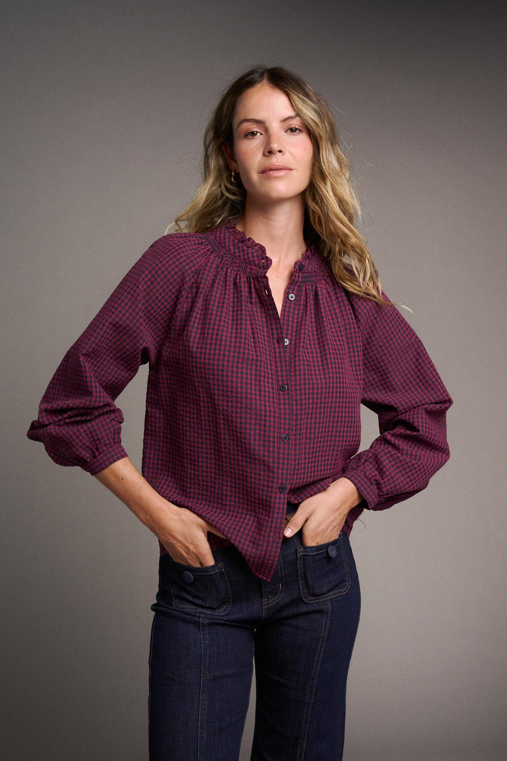 Blusa Vichy Colette