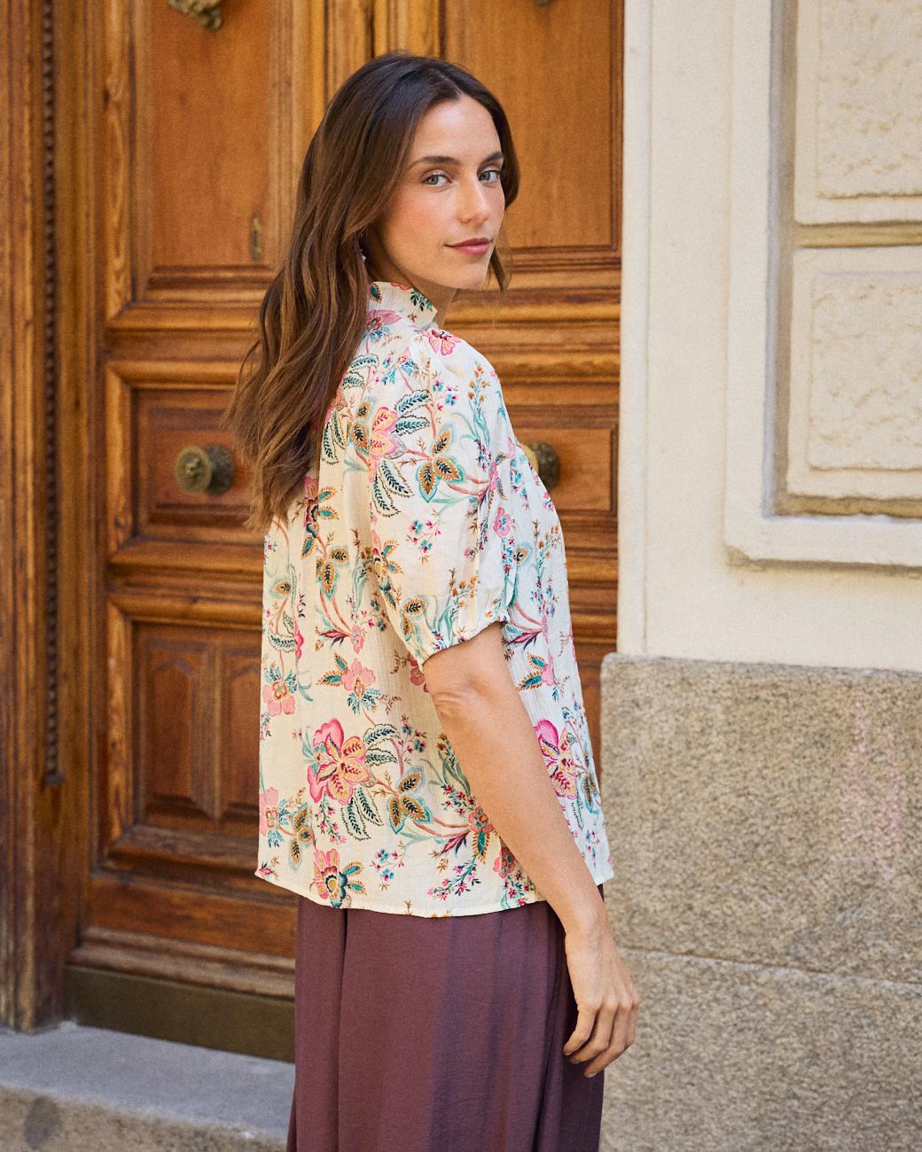 Camisa Flores Tunia