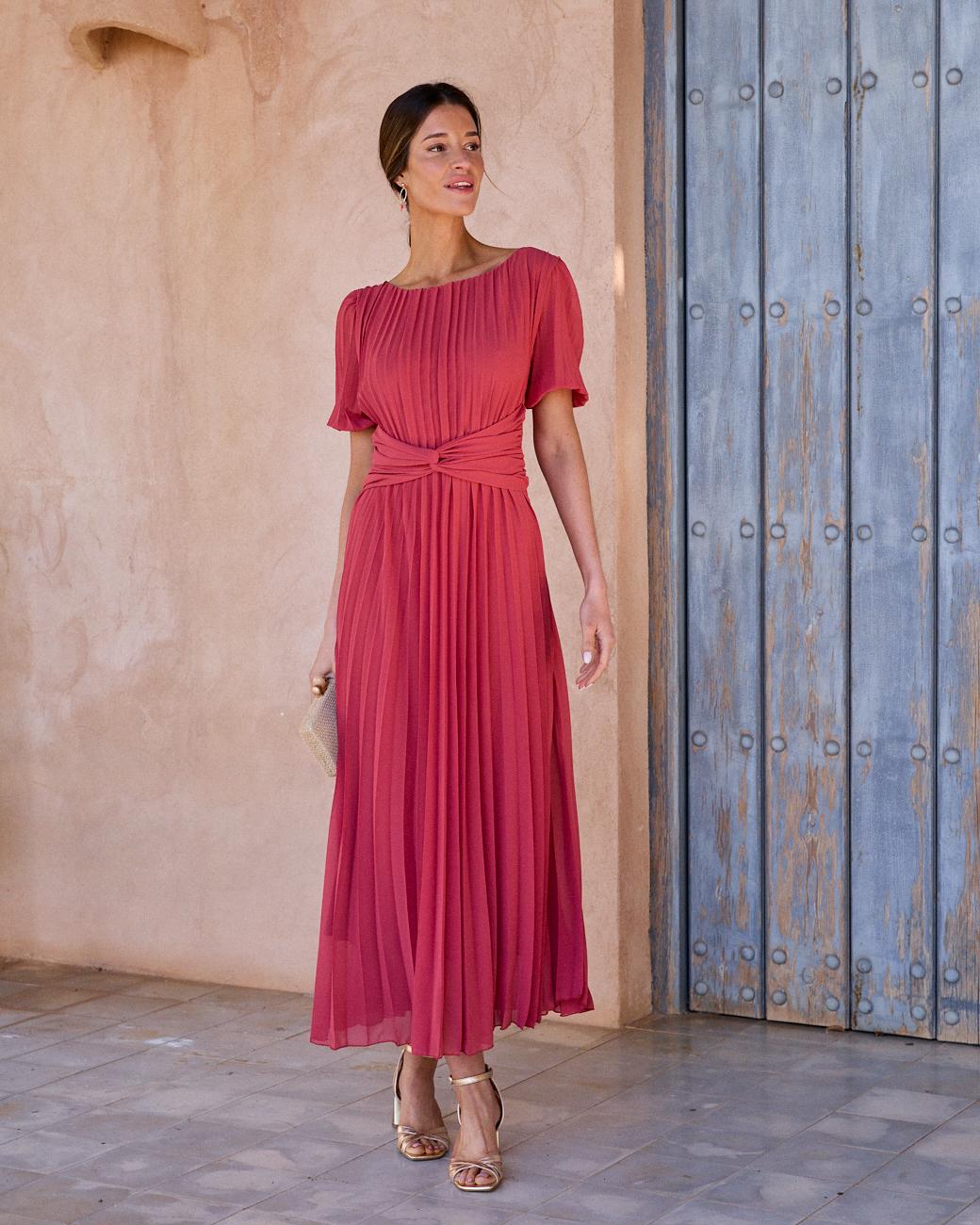 Robe plissée Candela