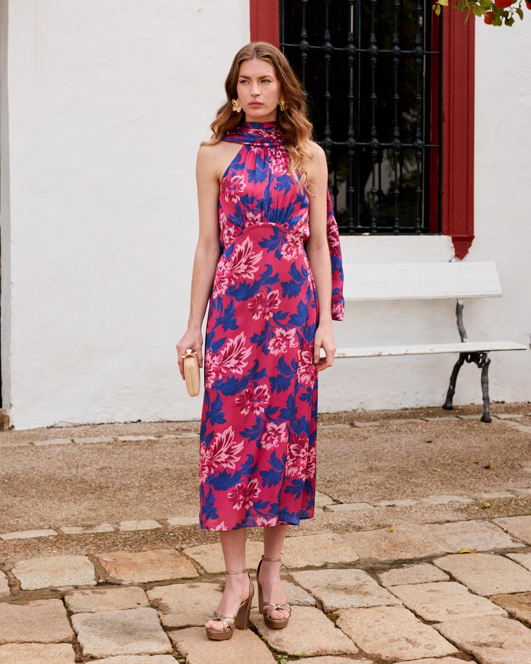 Vestido Halter Claren