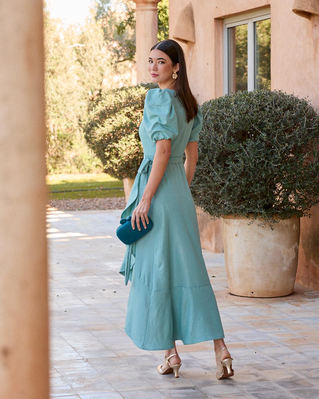 Robe à manches Leane