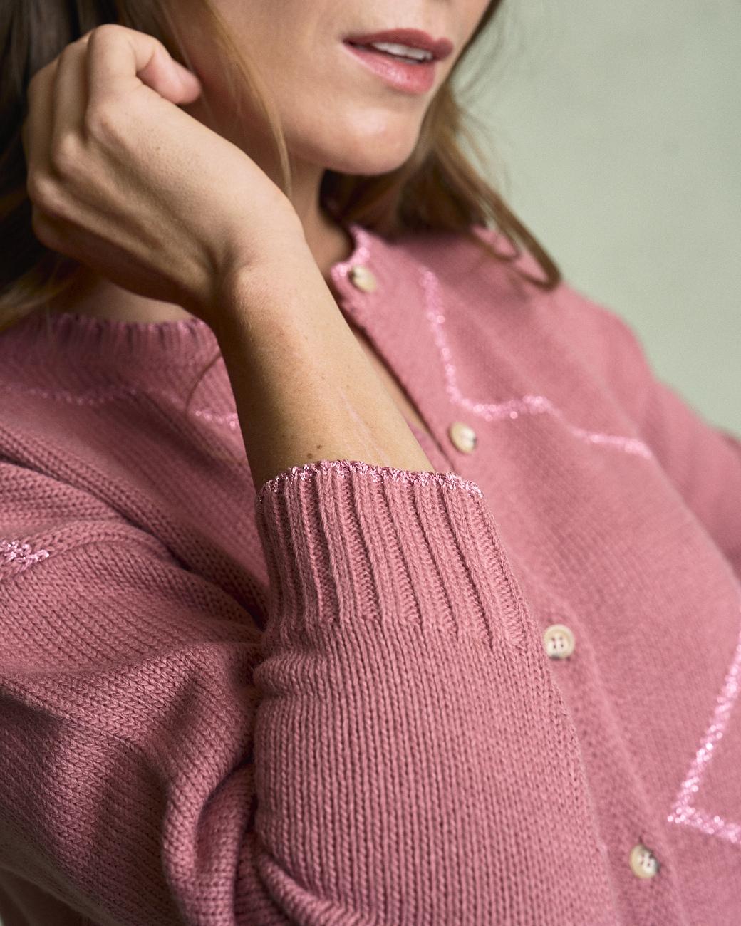 Cardigan Rosa Taya