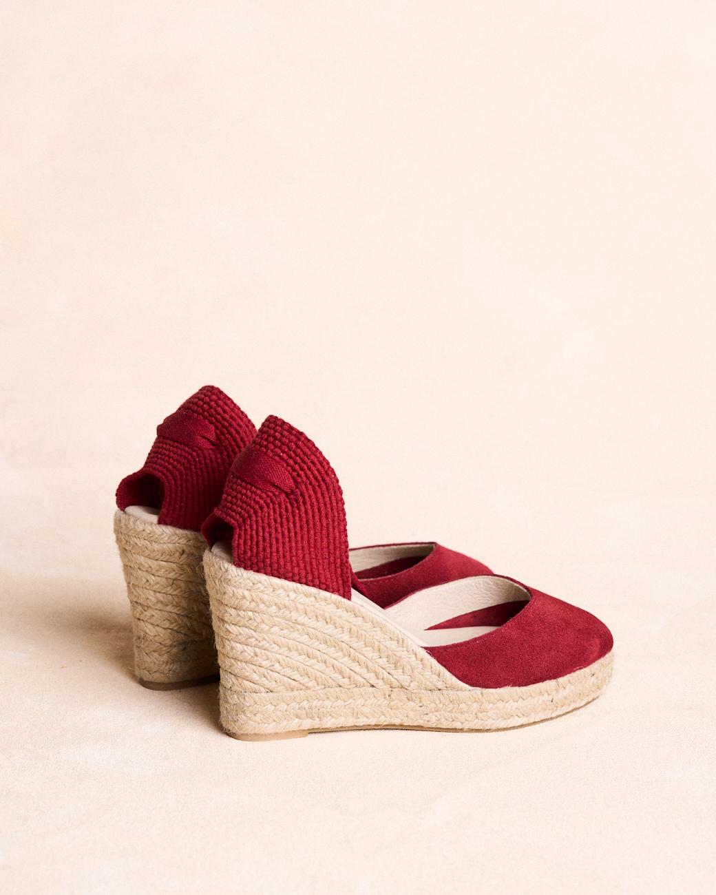 Espadrille grenat Ane