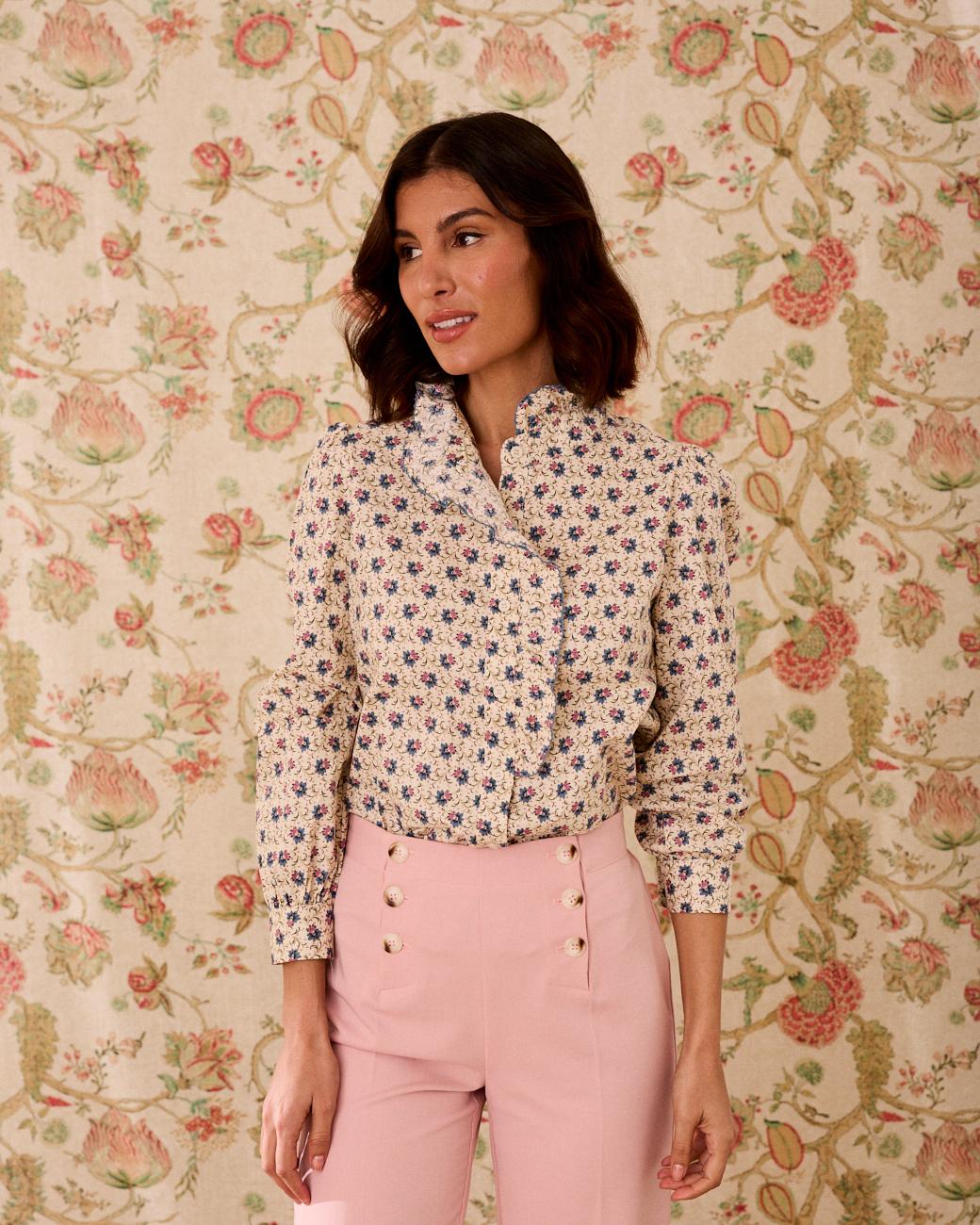 Chemise à volants Greta