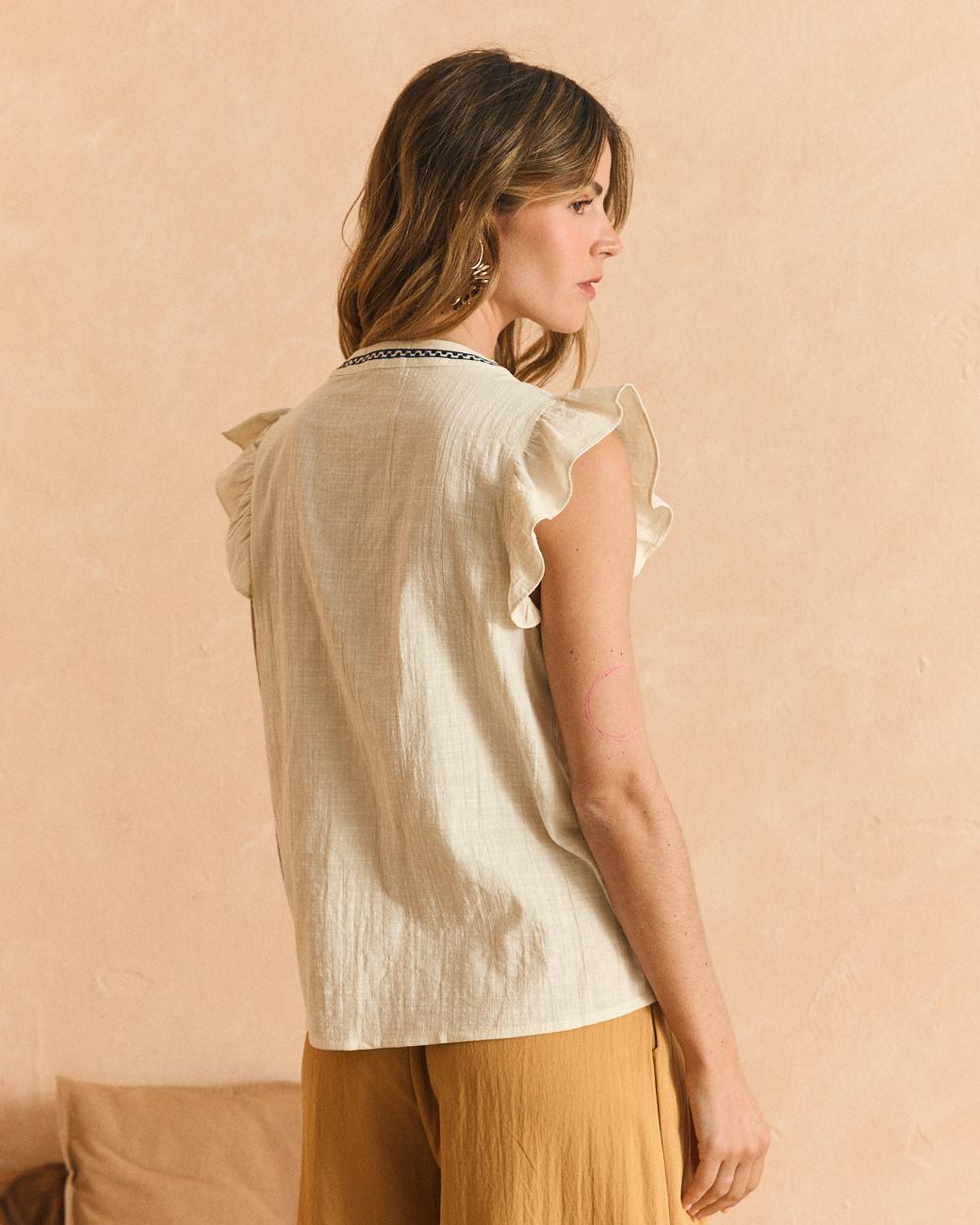 Blouse brodée Indira