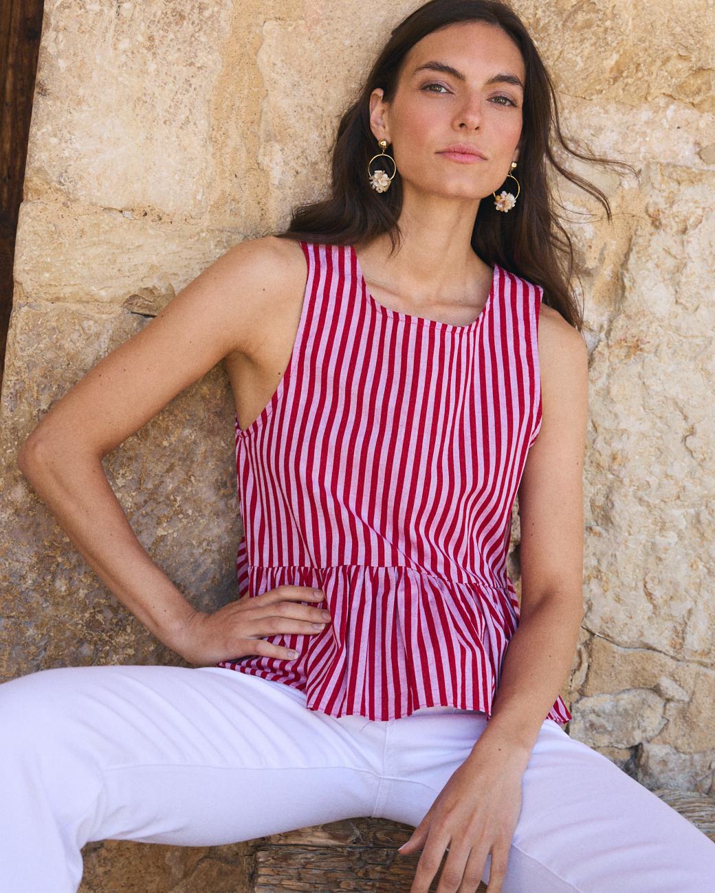 Top rayé Beatriz