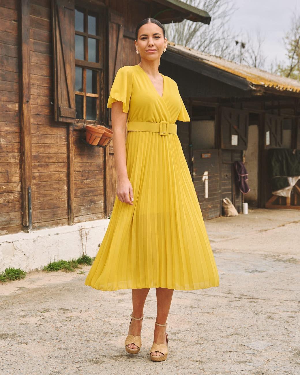 Robe plissée Elodi
