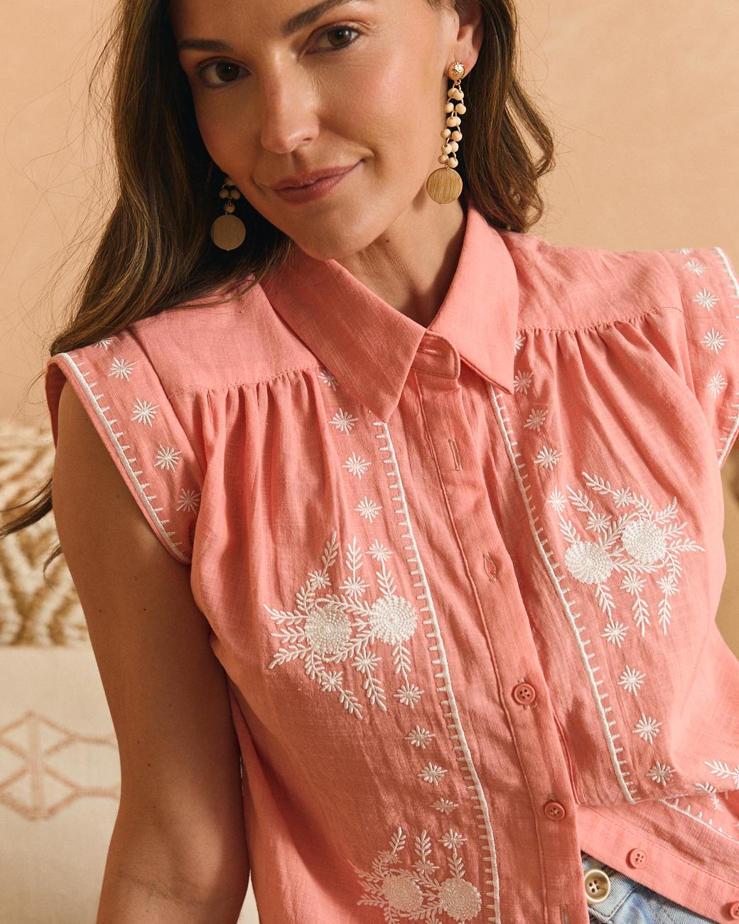 Sandy Embroidered Blouse
