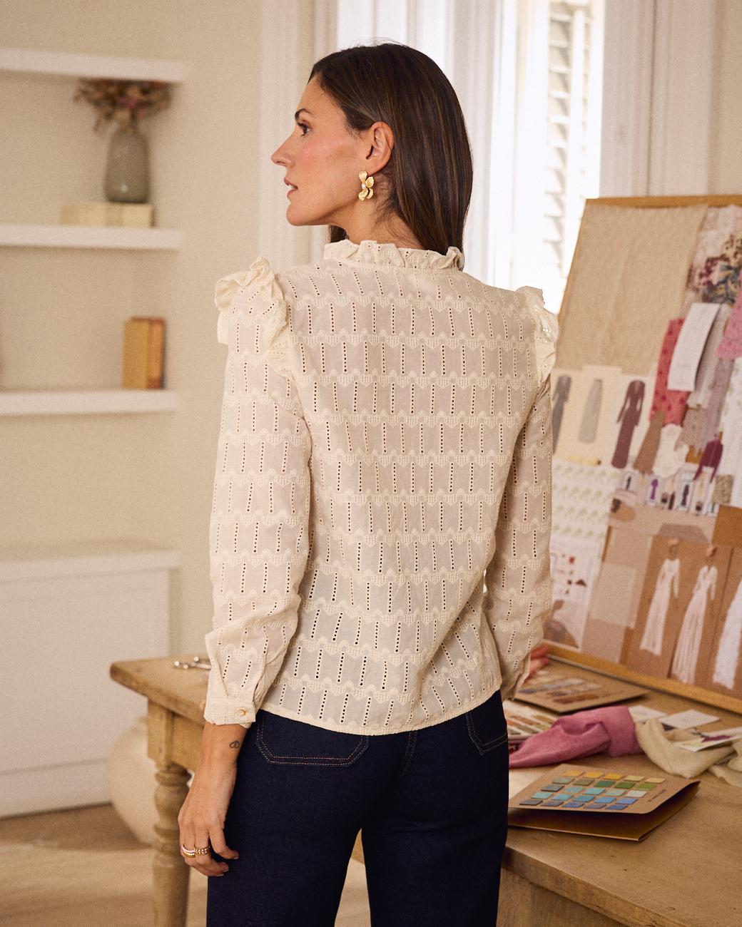 Blouse à cœurs Aureline