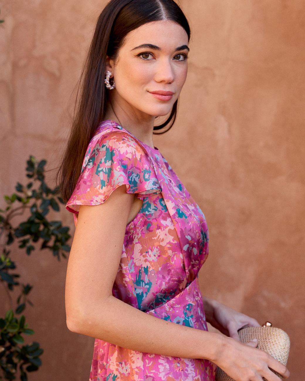 Delfina Print Dress