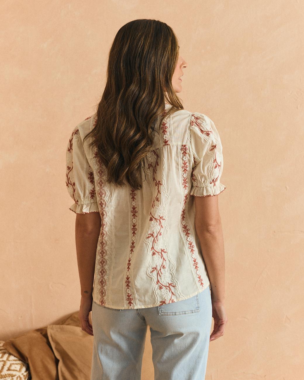 Blouse brodée Harper