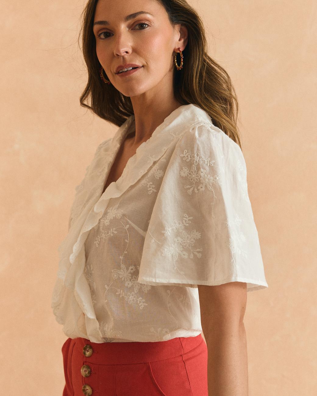 Blouse à volants Pati