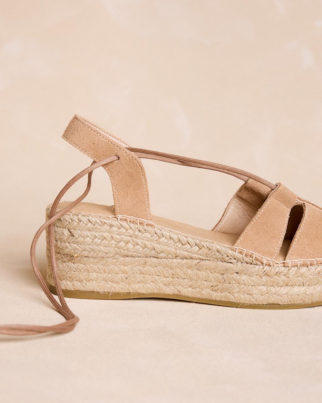 Espadrille en suède Aurora