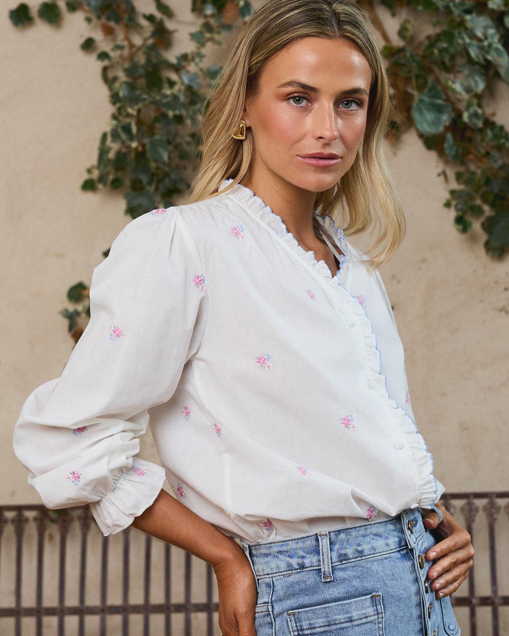 Rocío Deep V Shirt