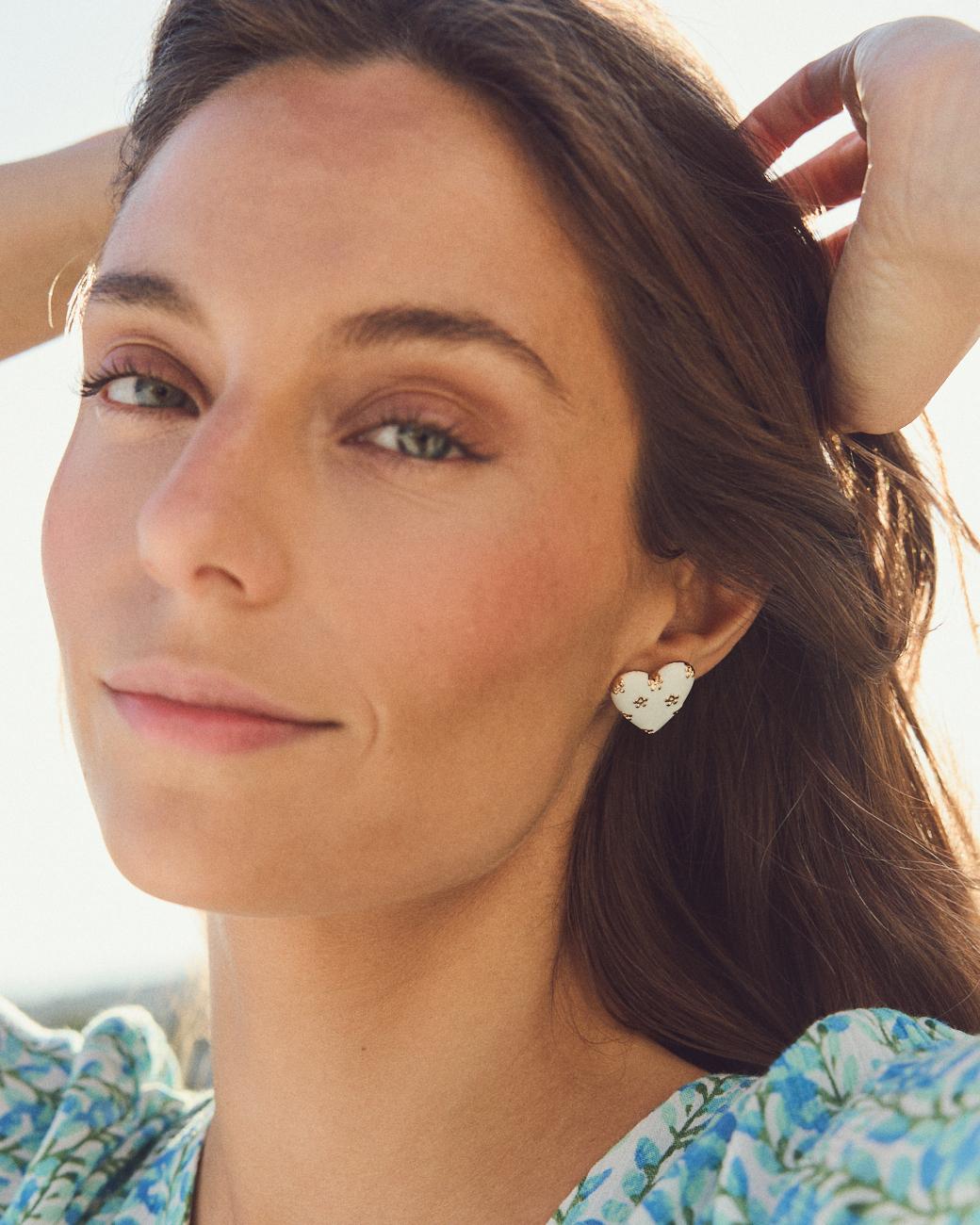 Boucle d'Oreille Cœurs Bianca