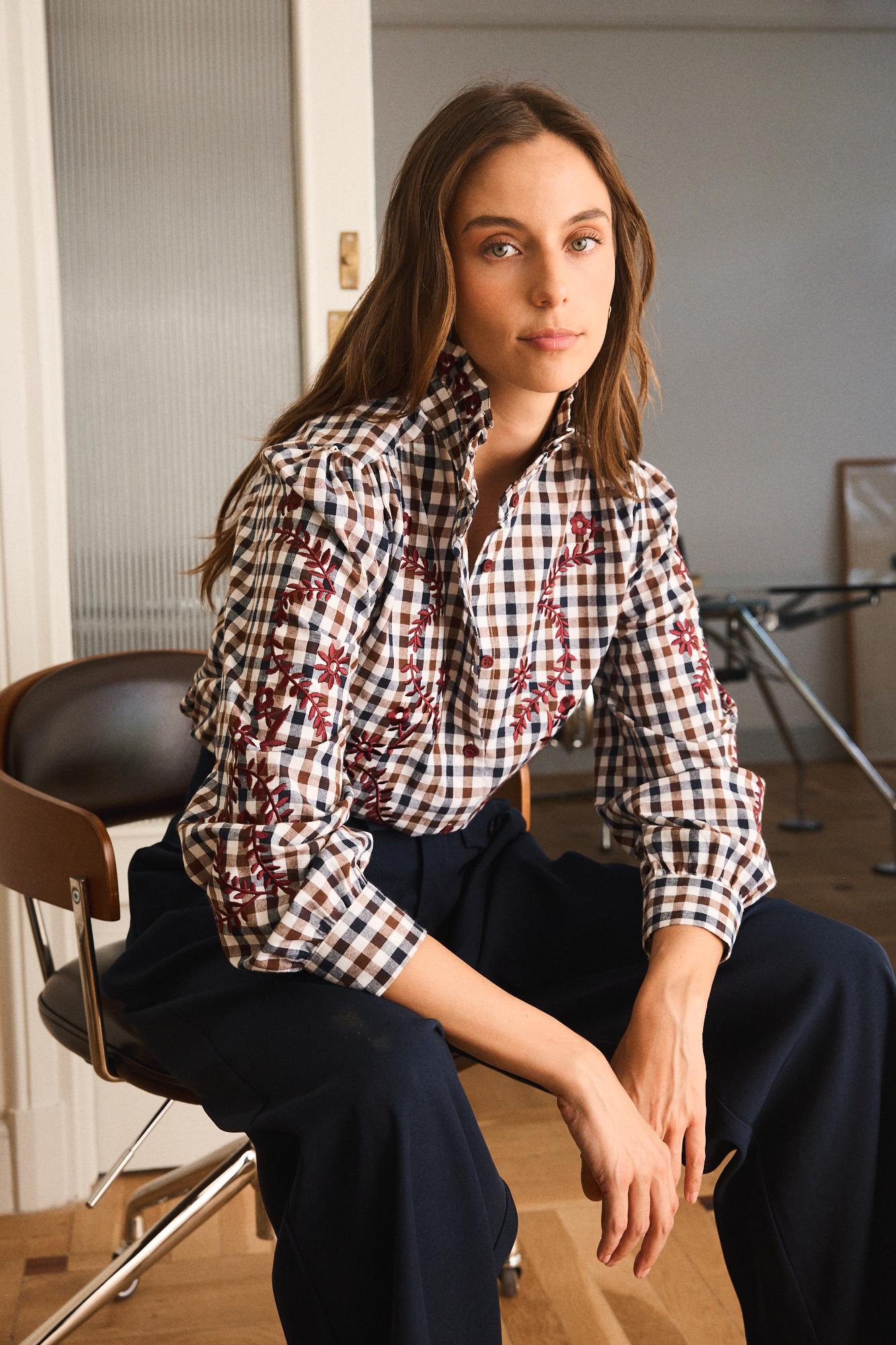 Check print Shirt Margaux
