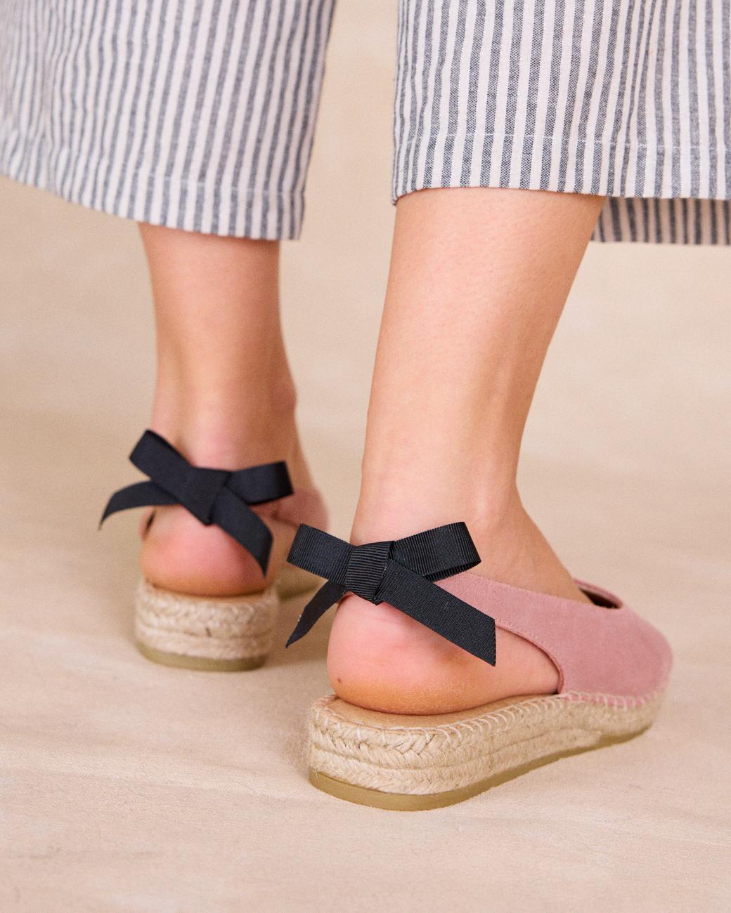 Espadrille à nœud Amara
