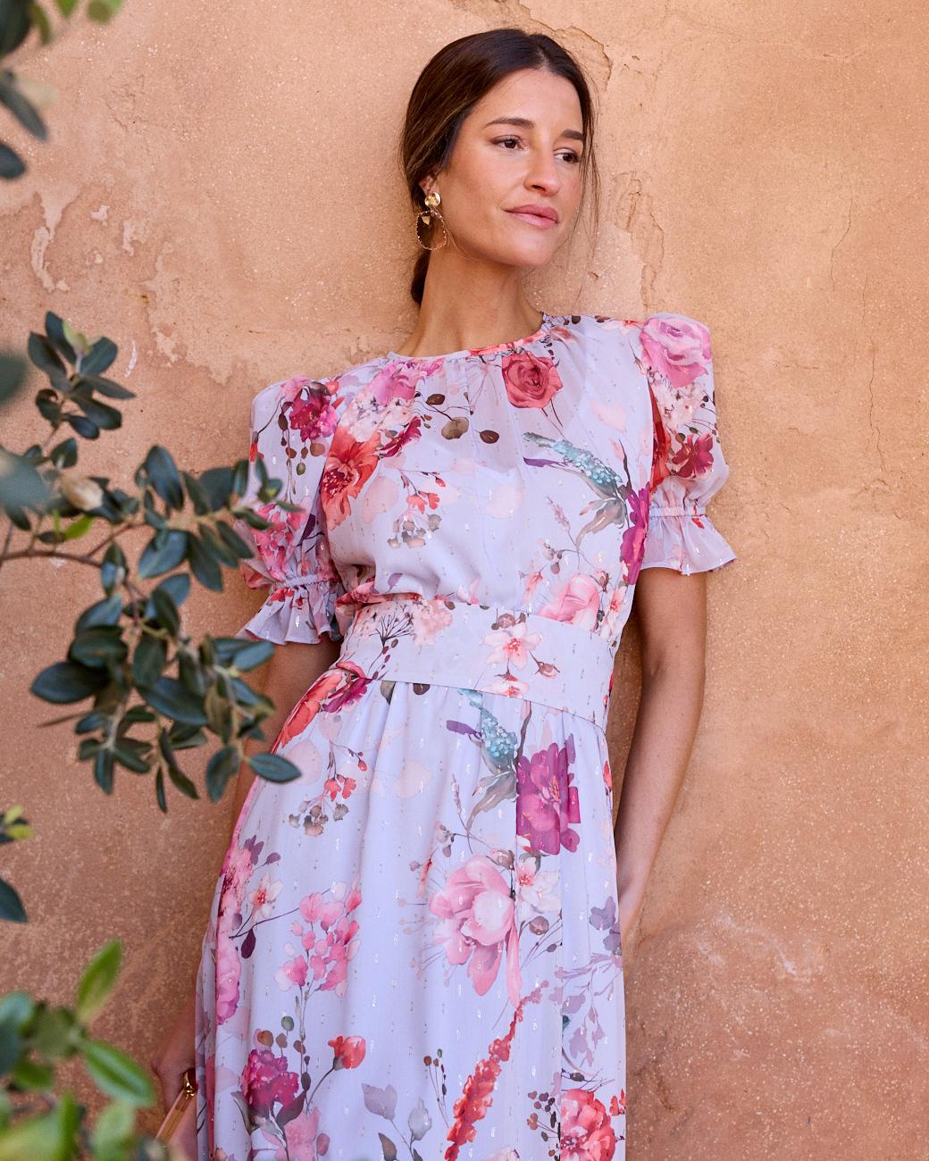Vestido Flores Capuccine