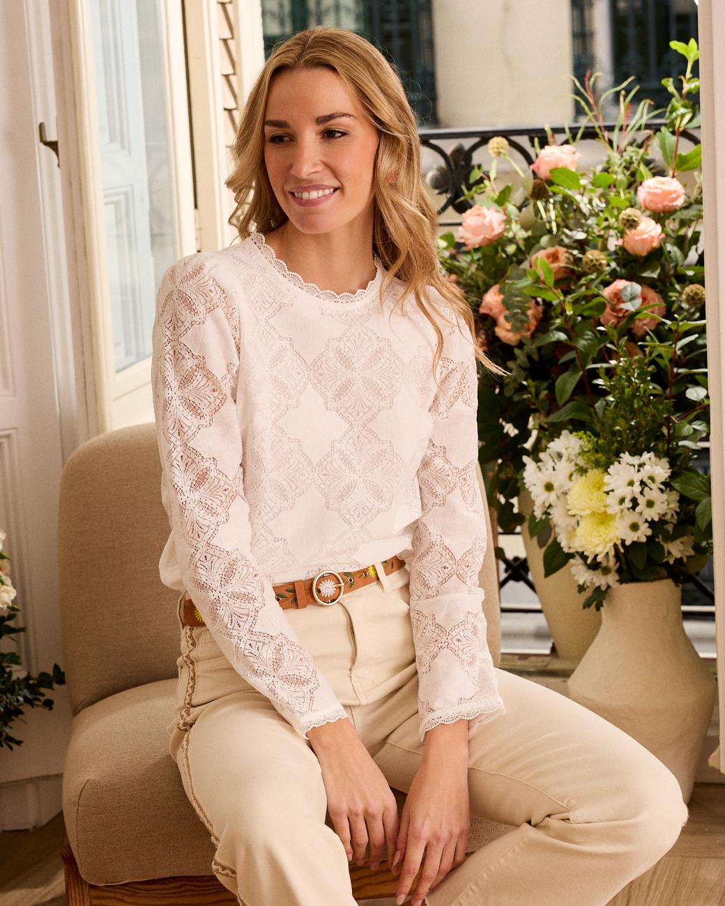 Blusa Encaje Anina