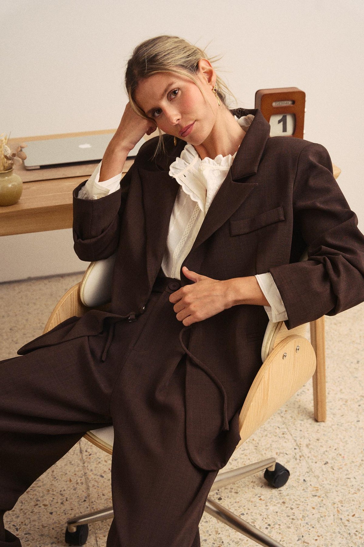 Astrea Double-Breasted Blazer