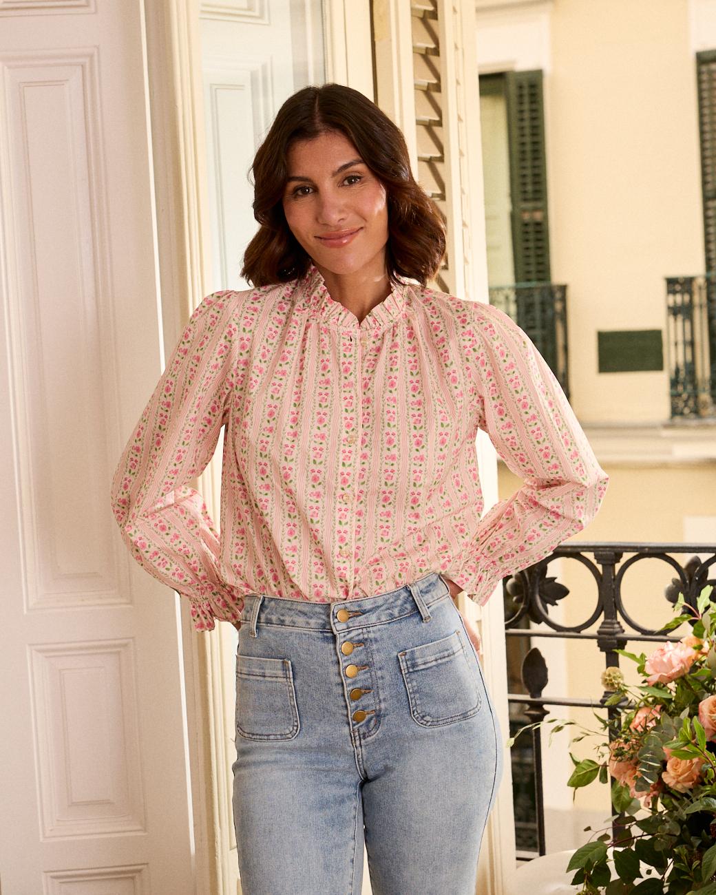 Chemise à fleurs Roberta