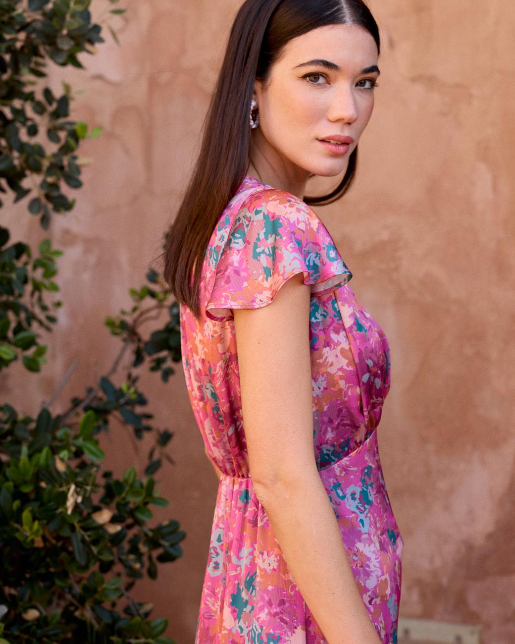 Delfina Print Dress