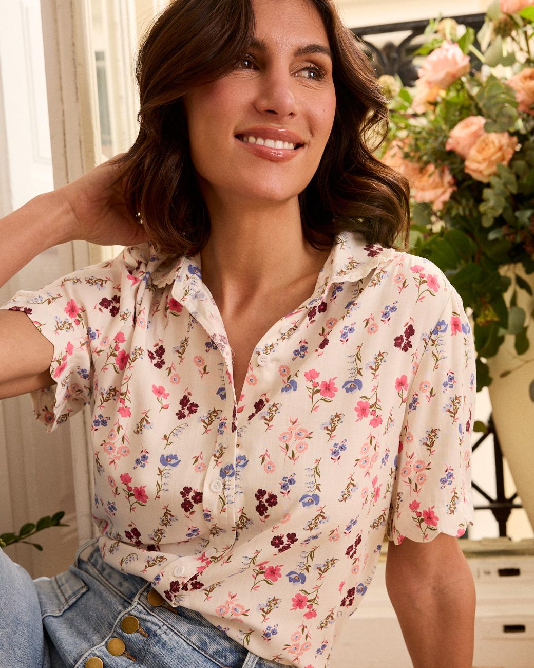 Blusa Flores Odete