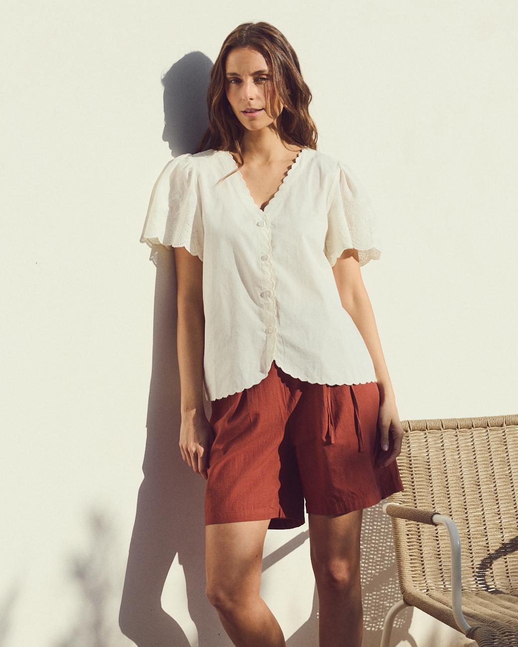 Camisa Bordado Almudena