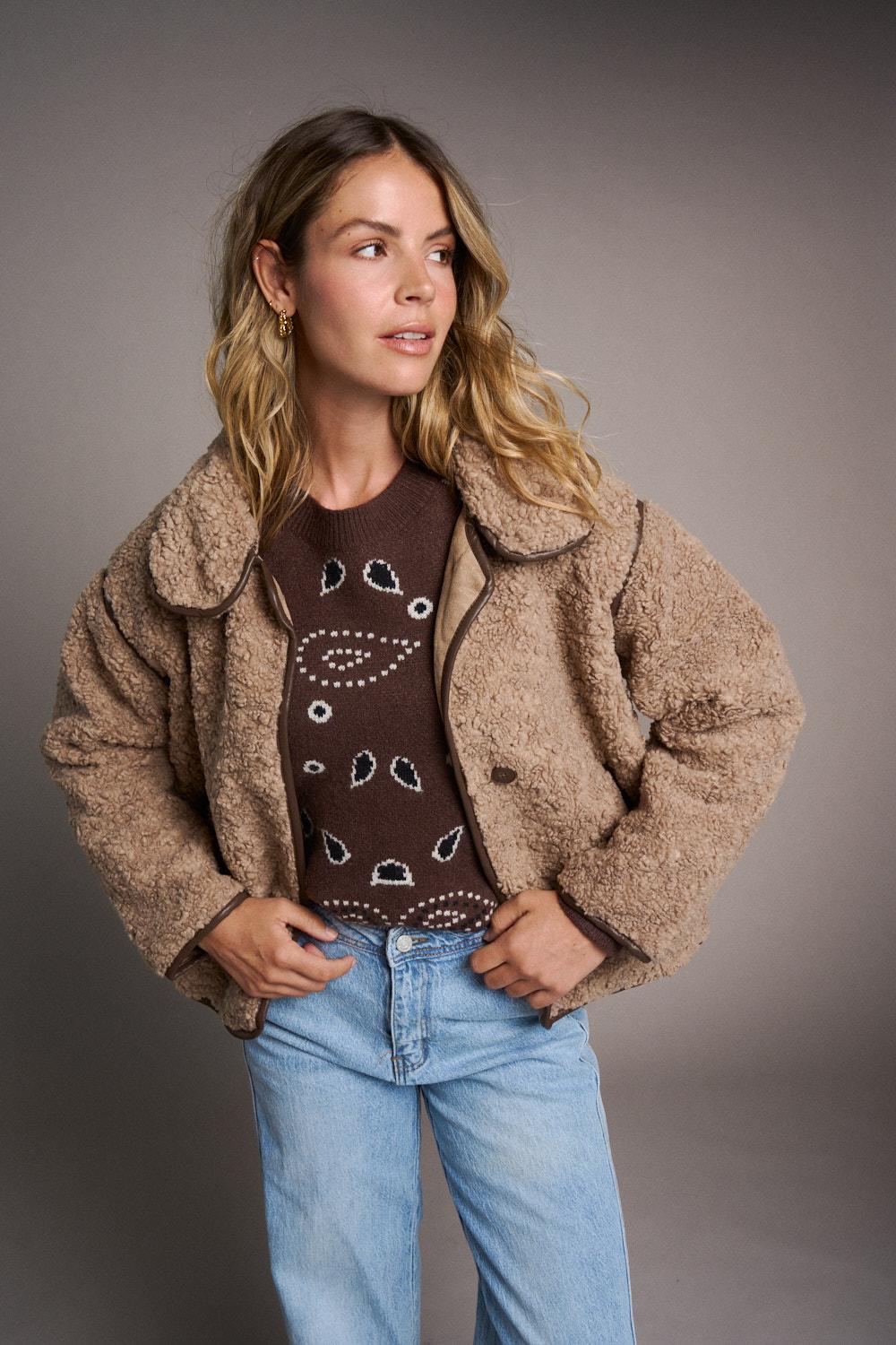 Océane shearling coat
