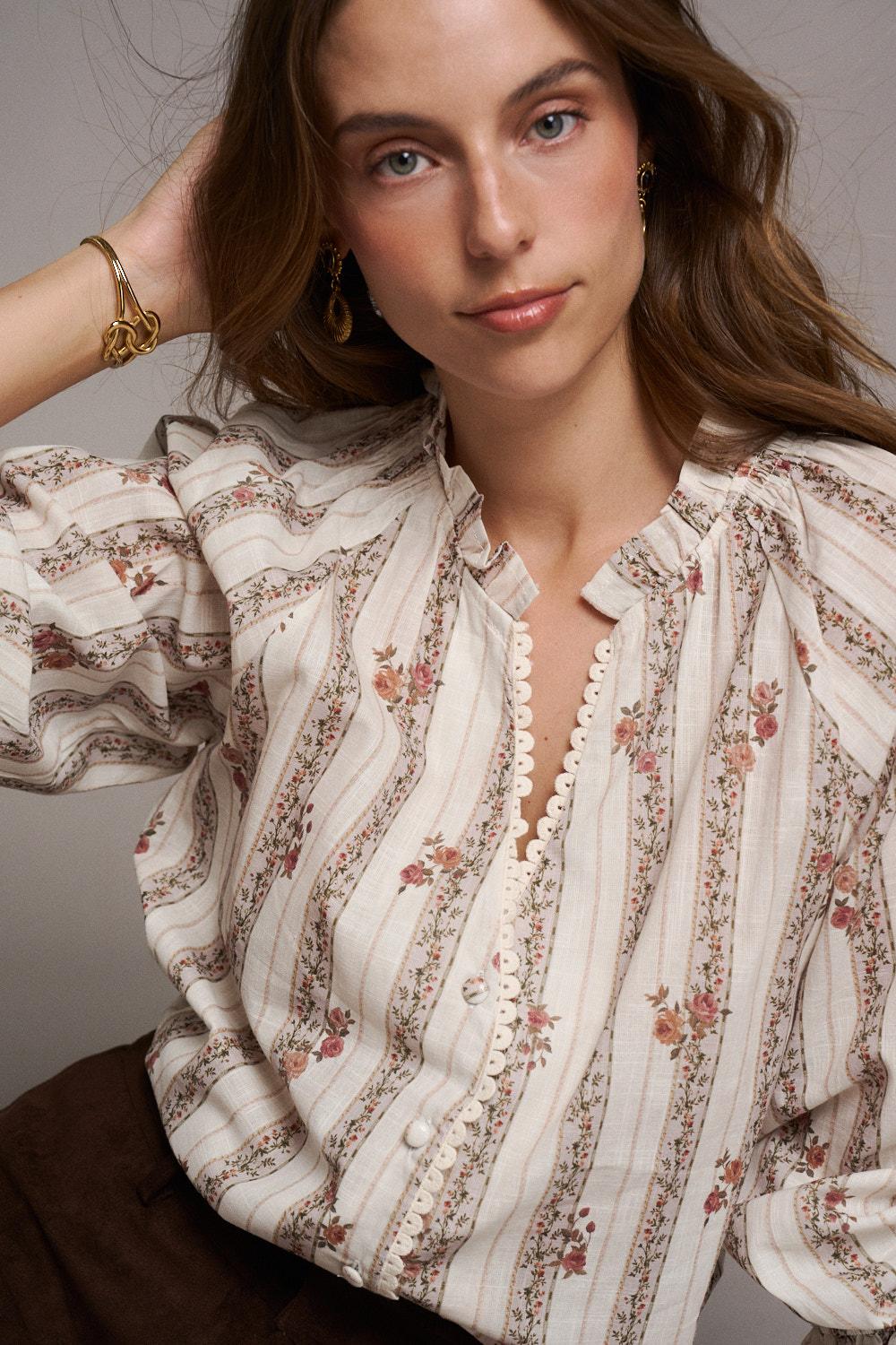 Blusa Estampado Floral Clementina