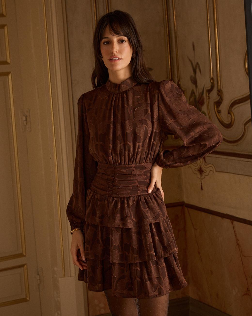Robe col montant Marian