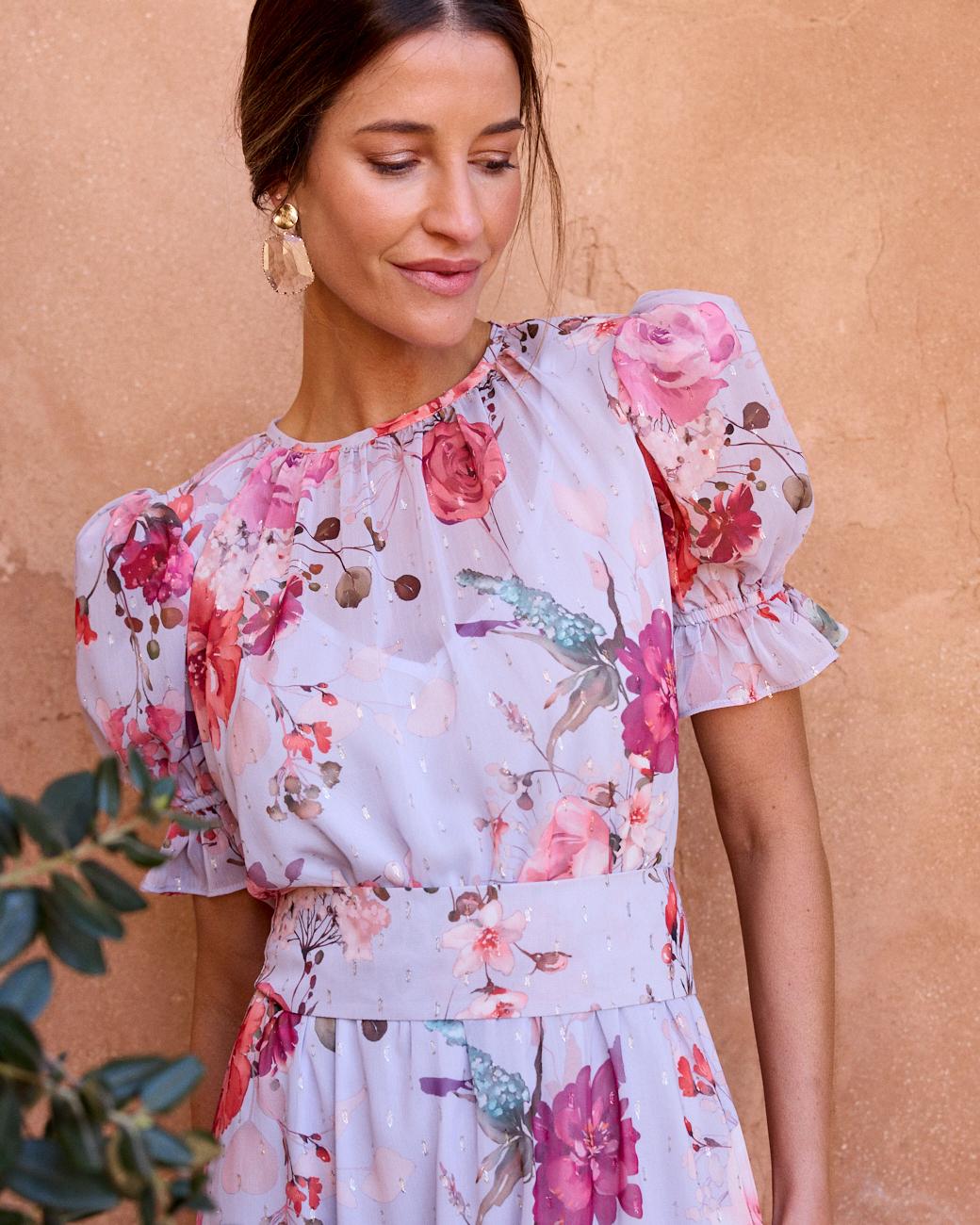 Vestido Flores Capuccine