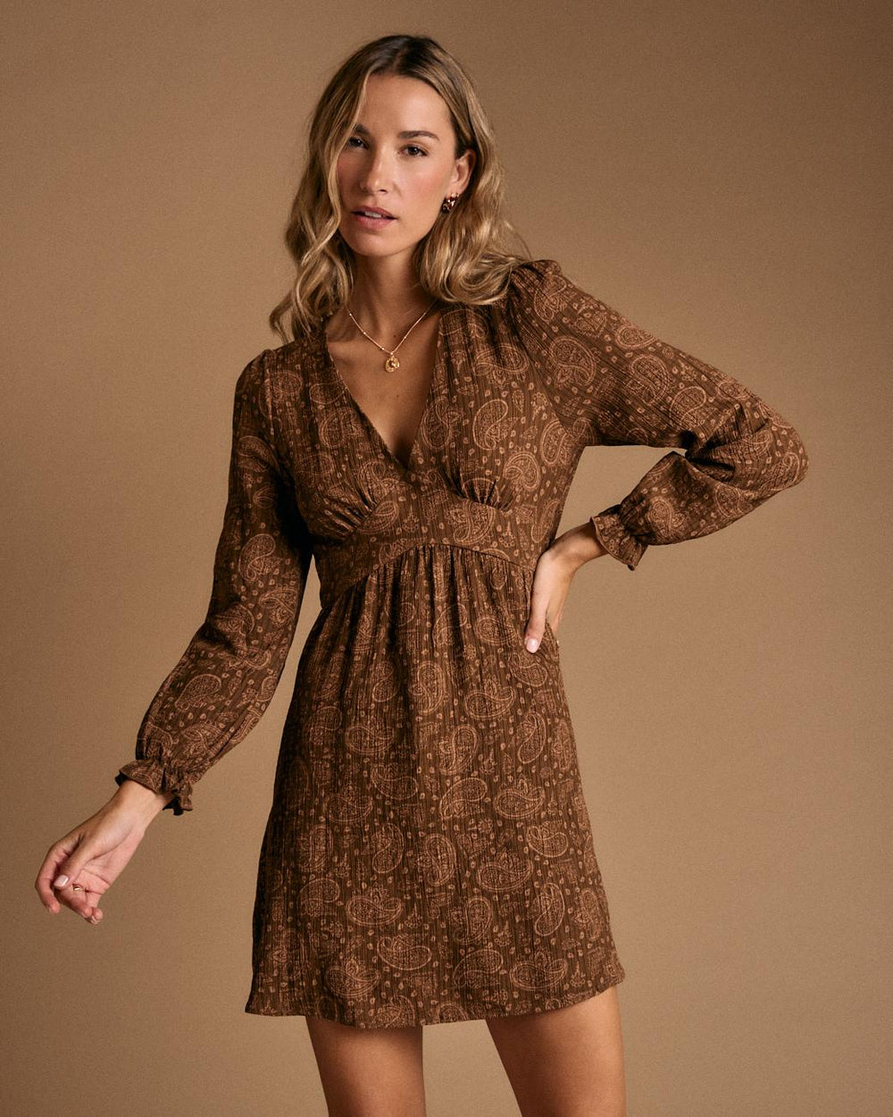 Vestido Corto Estampado Amelia