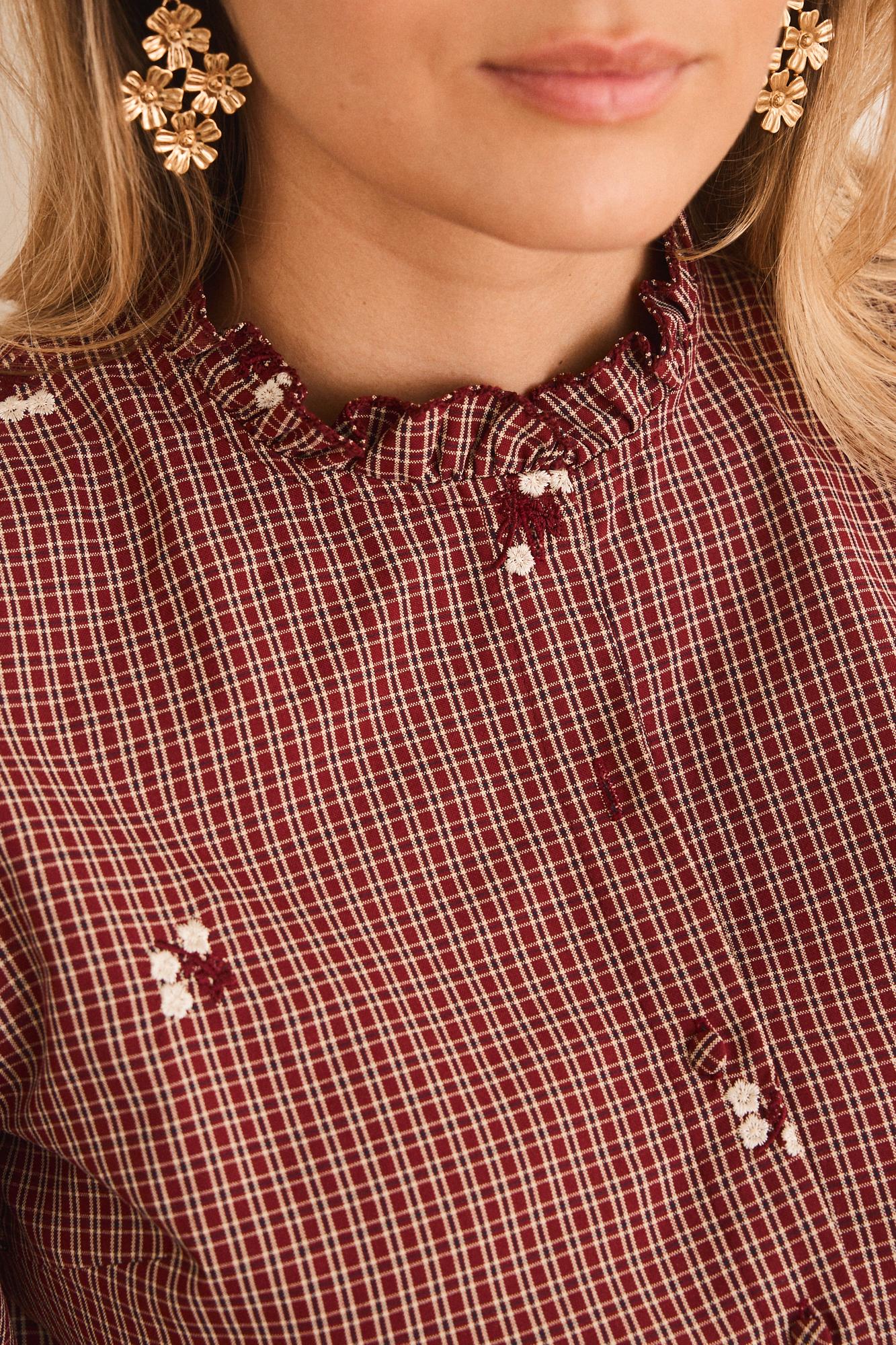 Wida Check print Shirt
