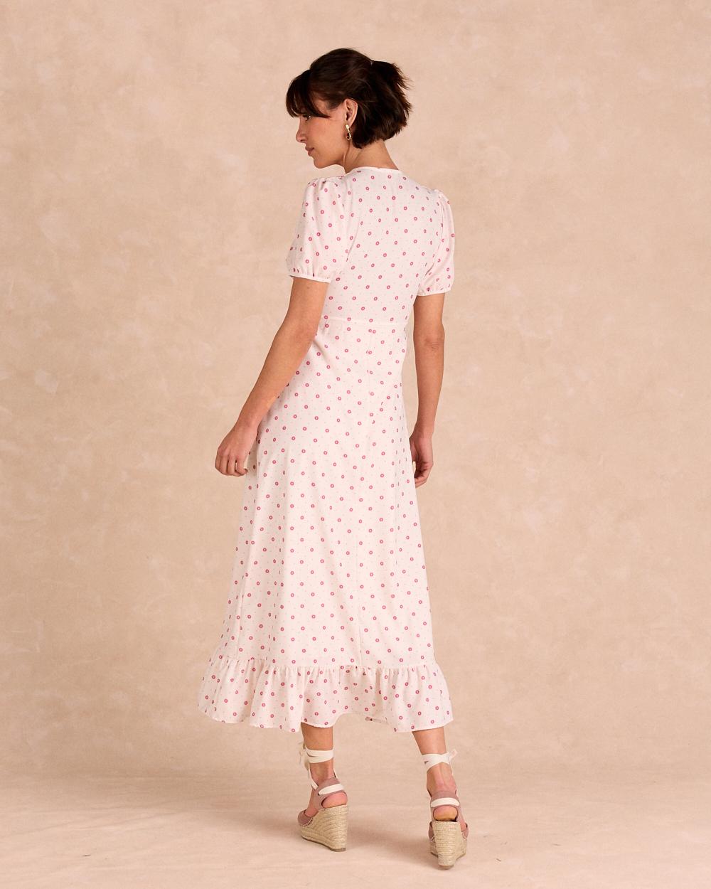 Vestido Largo Flores Eliora