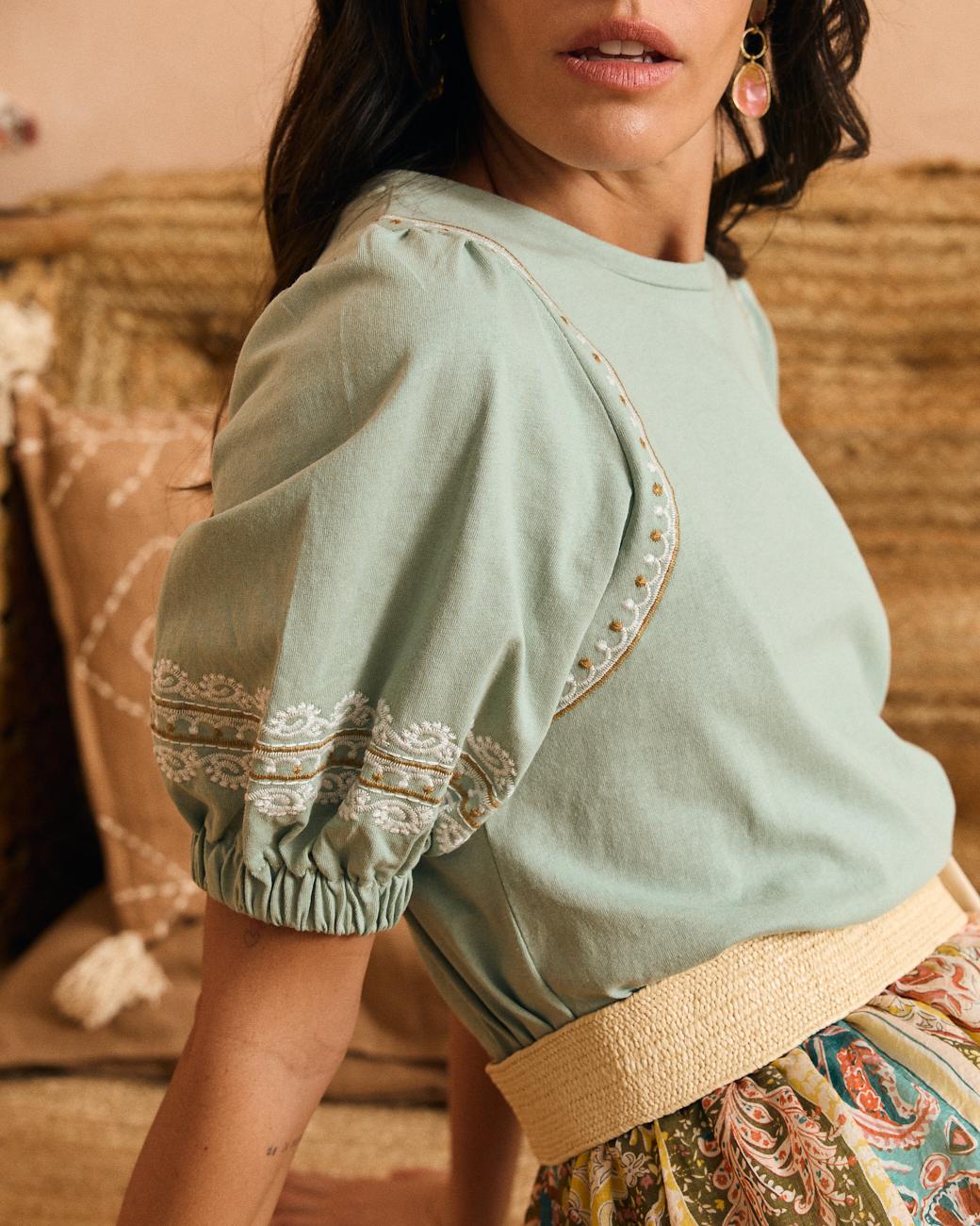 Camiseta Bordado Carlota