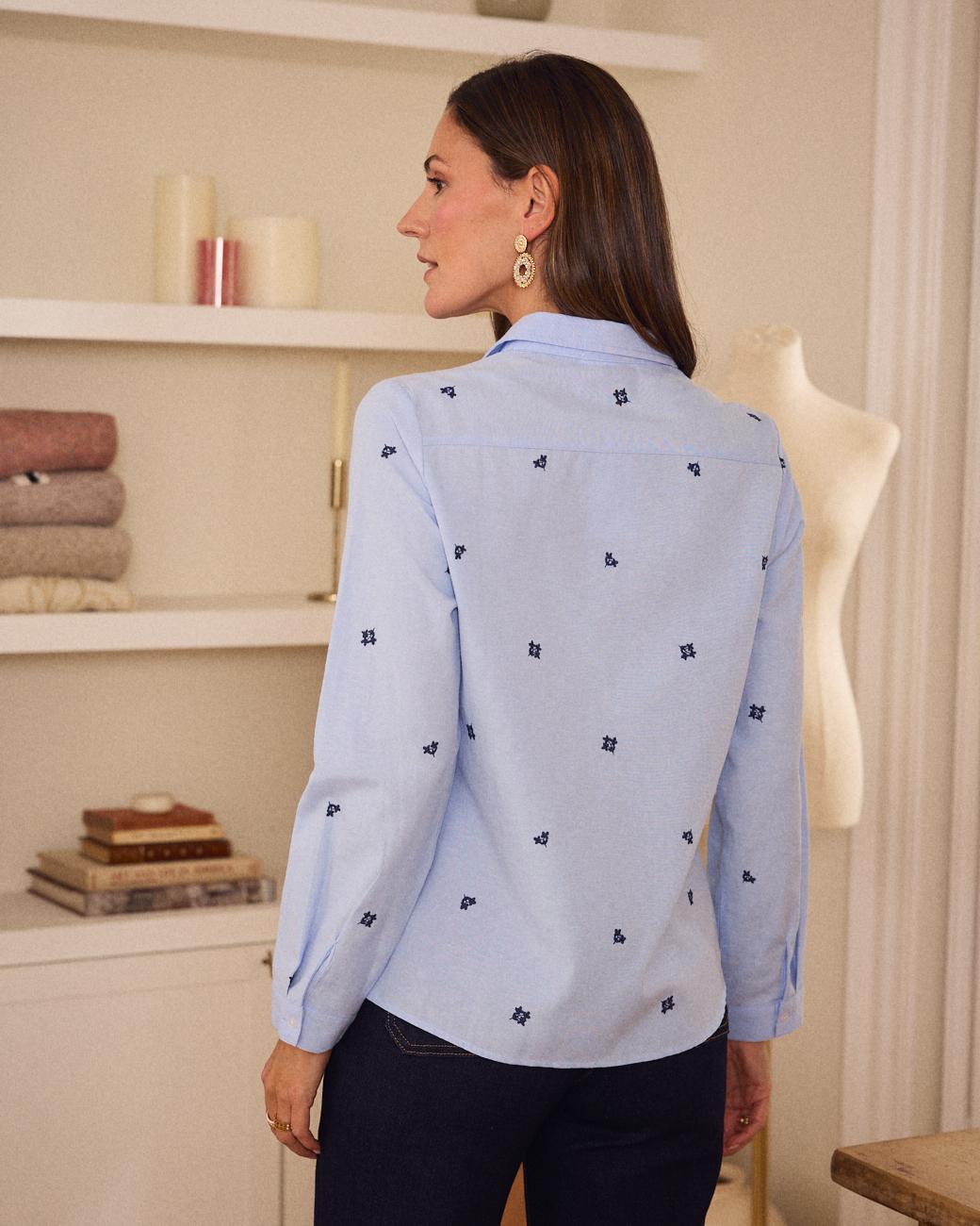 Camisa Celeste Gaby